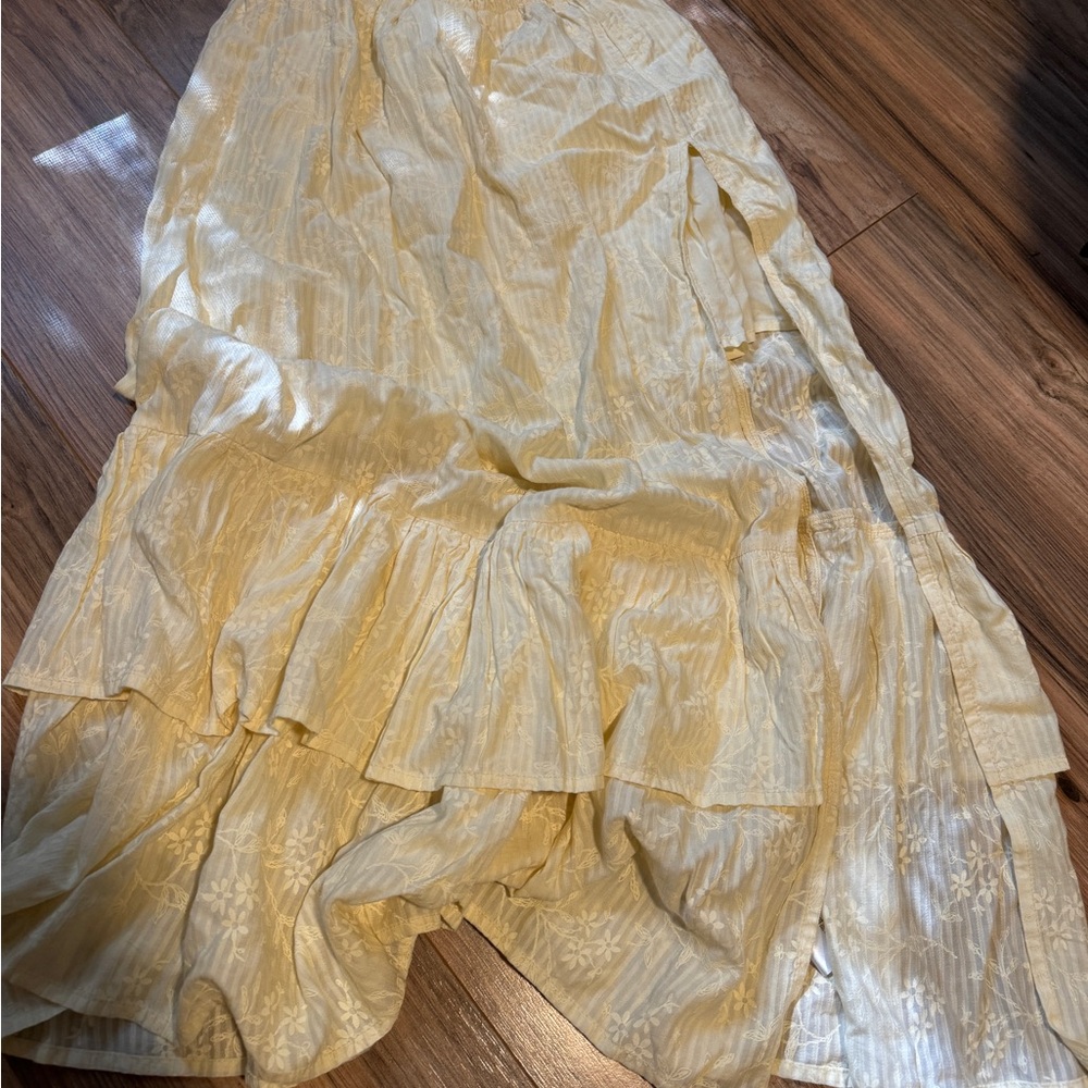 Urban Outfitters yellow Maxi Skirt
